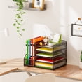 thumbnail image 3 of Organizador de escritorio Marbrasse con 5 niveles para papeles, color negro, 3 of 7