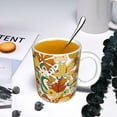 thumbnail image 5 of Yiaed 70s Groovy Hippie Print Ceramics Coffee,Large Handle Design,Extra Large Tea and Coffee Cup for Office and Home Mugs, 5 of 6