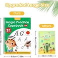 D-FantiX Magic Grooved Practice Copybook 5-Pack Reusable Handwriting ...