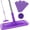 Purple, variant on UYWZQ-Microfiber Mops for Hardwood Floor Cleaning - BPAWA Flat Floor Mop with 4 Washable Pads for Laminate Wood Tile Vinyl Home Kitchen Bathroom - 59" Adjustable Handle