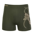 thumbnail image 4 of 6-Pack Men's Seamless Short Boxer Briefs Underwear, Cross Chain Multi Color, 4 of 6