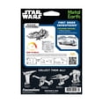 thumbnail image 3 of Fascinations Metal Earth 3D Metal Model Kit - Star Wars Episode 7 First Order Snowspeeder Mini Rocket & Spaceship Play Vehicle, 3 of 9