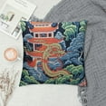 thumbnail image 2 of JEUXUS Blanche989 Chinoiserie Dragon Throw Pillow Cover for Living Room and Bedroom Asian Cushion Case Pillowcase Slip, 2 of 5