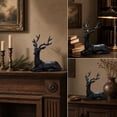 thumbnail image 5 of Trovenix Christmas Deer Figurine Elegant Reindeer Statue Tabletop Decor For Mantel Living Room Bedroom Office Indoor Holiday Winter Home Decoration, 5 of 7