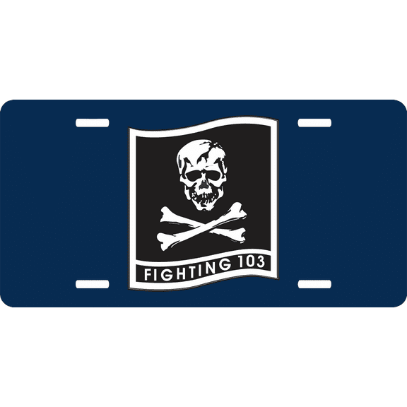 VF-103 Jolly Rogers License Plate