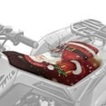 thumbnail image 2 of Uorisanigo ATV Seat Cover Cute Santa Claus Four Wheeler Accessories Universal Powersports Seat Cushion for Polaris Sportsman 570 450 850, Polaris Scrambler 400 500 1000, Honda Rancher 420, 2 of 7