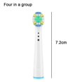 thumbnail image 2 of SNNROO Têtes de Brosse de Rechange pour Brosse à Dents Électrique 4 Unités, 2 of 5