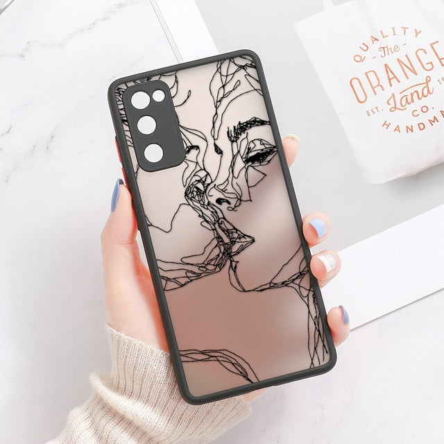 Fundas mate para Samsung Galaxy A53 5G, Funda para Samsung S22 Ultra A52 S20 FE S21 FE S23 S22 A54 A52s A33 A51 A34 A14 A13 A32 qiuyongming unisex