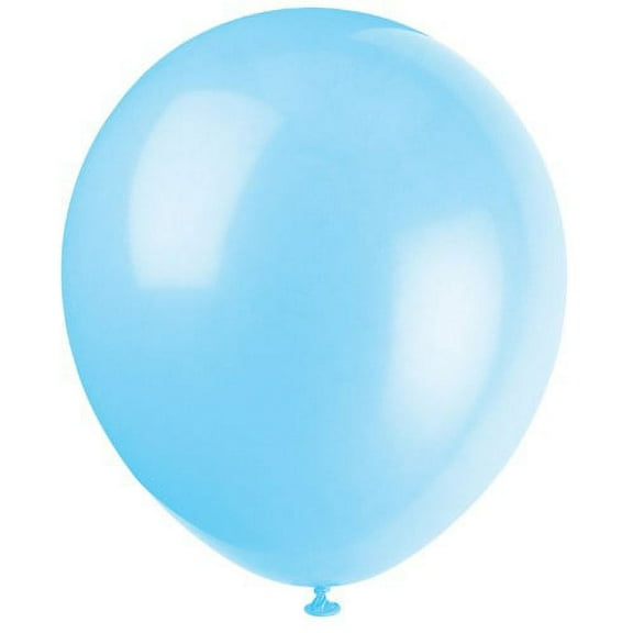 Unique Latex Balloons Baby Blue 12-inch (Pack of 4)