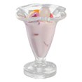 thumbnail image 2 of Opvise Heavy Base Transparent Plastic Ice Cream Cup with Wide Opening, Durable Reusable Sundae Dish for Desserts, Snacks, Parties, Weddings, Picnics (4.02"-6.89" Sizes), 2 of 8