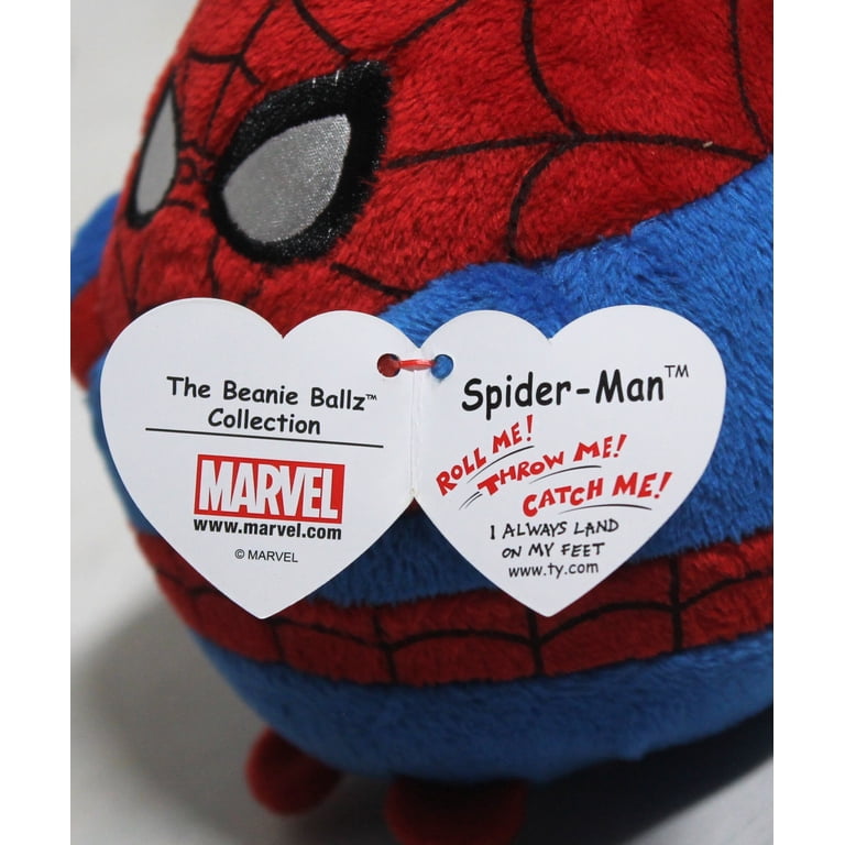 Ty Beanie Ballz Spiderman Plush - Regular - Walmart.com