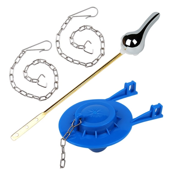 2Pcs 2inch Universals Toilet Stoppers Flapper Replacement Toilet Flapper Flush Valves Covers with Stainless Chain