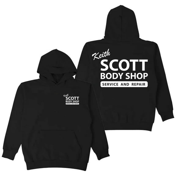 Merch Keith Scott Body Shop One Tree Hill Hoodie Long Sleeve Streetwear Women Men Hooded Sweatshirt