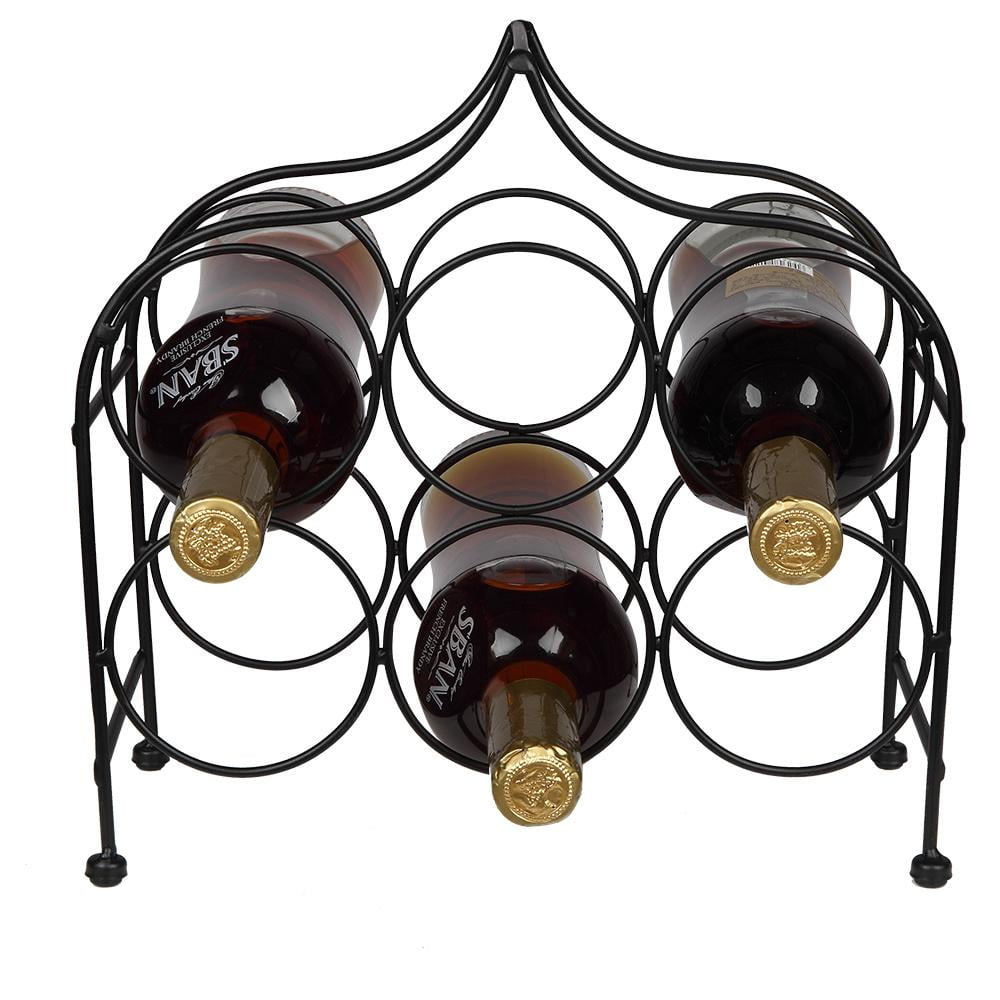 Wine Holders Stands for Counter Rack Small TabletopModern Wire