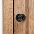 thumbnail image 3 of Design House Cambridge Privacy Single Bed and Bath Door Knob, Matte Black, 3 of 15