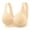 Beige, variant on Bras for Women, No Underwire Bras Full Coverage Padded Lace Bralettes with Support Plus Size Sports Bras, Wireless Bra, Push Up Bras, Bras (Pink, 3XL)