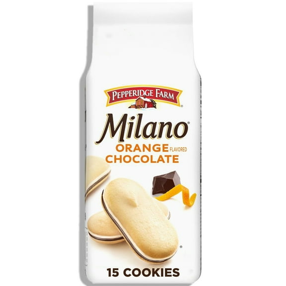 2 Pack - Pepperidge Farm Milano Orange Chocolate Cookies - 7 oz Packaging may vary
