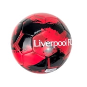 Icon Sports Liverpool FC Paintstroke Soccer Ball, Red/Black, Size 4