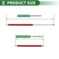 thumbnail image 4 of Unique Bargains 2 Pcs 100lb/445N/45kg Supports de Levage 20 Pouces/500mm Rouges pour Voiture Camion RV, 4 of 7