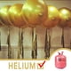 thumbnail image 3 of Globos de aluminio PartyWoo dorados, 4D, 50 cm, redondos, 3 unidades con cinta, 3 of 6