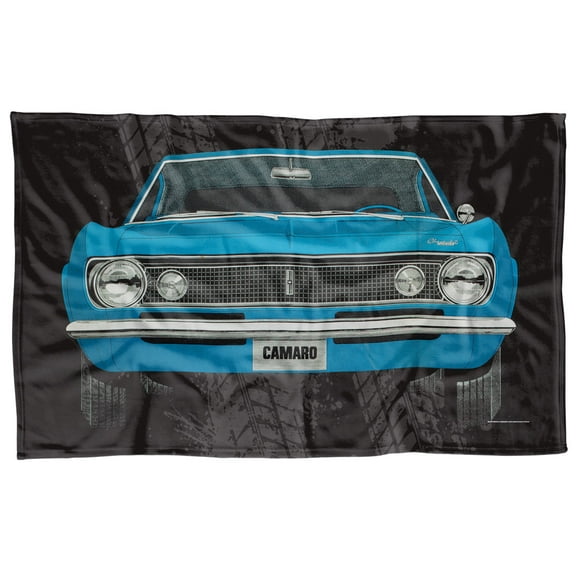 Chevrolet Blanket, 36'x58' 1967 Camaro Car Illustartion Fleece Blanket