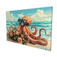 thumbnail image 3 of 16x24 inch Charm Squid & Flower Decorative Paintings For Wall,Outdoor Yard Garden Wall Art Decor Canvas Poster,Exquisite Squid Canvas Painting,Indoor Bathroom,Man Cave,Bar Decor Prints Gifts, 3 of 6