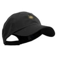 thumbnail image 5 of Uruguay Sun Logo Embroidered Low Profile Washed Cap - Black OSFM, 5 of 5