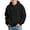 X207 Black, variant on Bysome Boys Sweatshirts Solid Color Long Sleeve Hooded Tees Autumn Warm Boys Hoodies Size 4-5 Years Black