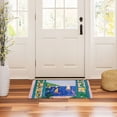 thumbnail image 3 of Yayeee Doormat for Inside 20"x32" Absorbent Low-Profile Washable Non-Slip Rubber Backed Entryway Rug, Green Seaside, 3 of 8