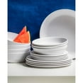 thumbnail image 3 of Abode Homewares by TarHong Edge Matte White Dinner Bowl, 7.4"/42.5oz.Set of 6, 3 of 3
