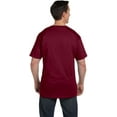 thumbnail image 3 of Hanes Beefy-T T-Shirt à Poche pour Hommes, TG, Cardinal, 3 of 3