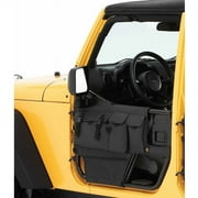 76-06 JEEP CJ7/CJ8/WRANGLER ELEMENT DOOR STORAGE BAGS BLACK DIAMOND
