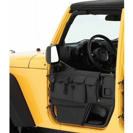76-06 JEEP CJ7/CJ8/WRANGLER ELEMENT DOOR STORAGE BAGS BLACK DIAMOND
