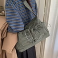 thumbnail image 2 of gcong Stylish Plaid Shoulder Bag Large Capacity Textured Crossbody Purse For Autumn Winter Daily Fashion Tote, 2 of 5