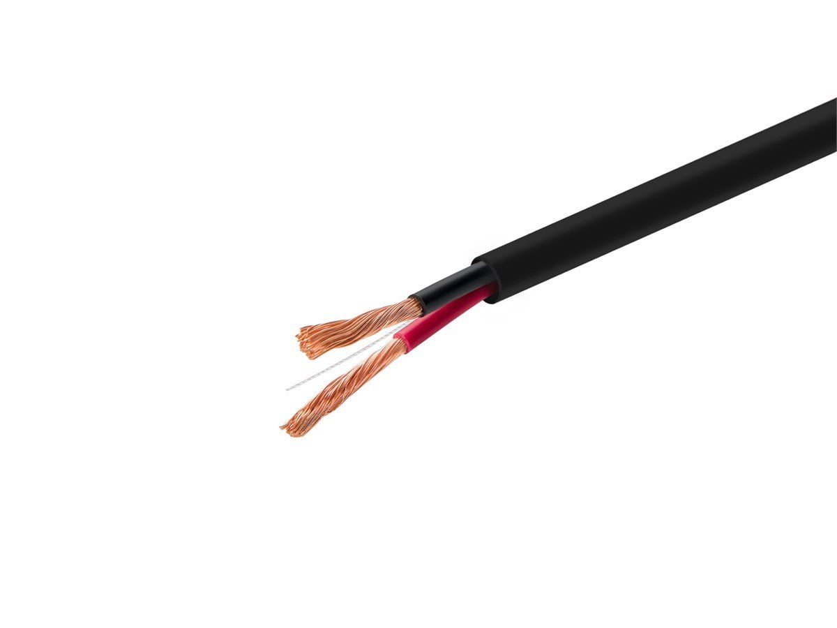 Monoprice Speaker Wire, CL2 Rated, 2-Conductor, 18AWG, 250ft, Black
