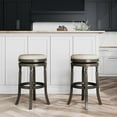 thumbnail image 3 of 30" Bar Stool, Gray Main Color - Footrest at 12 in - Patio Bar - Comfortable Outdoor Sitting, 3 of 3