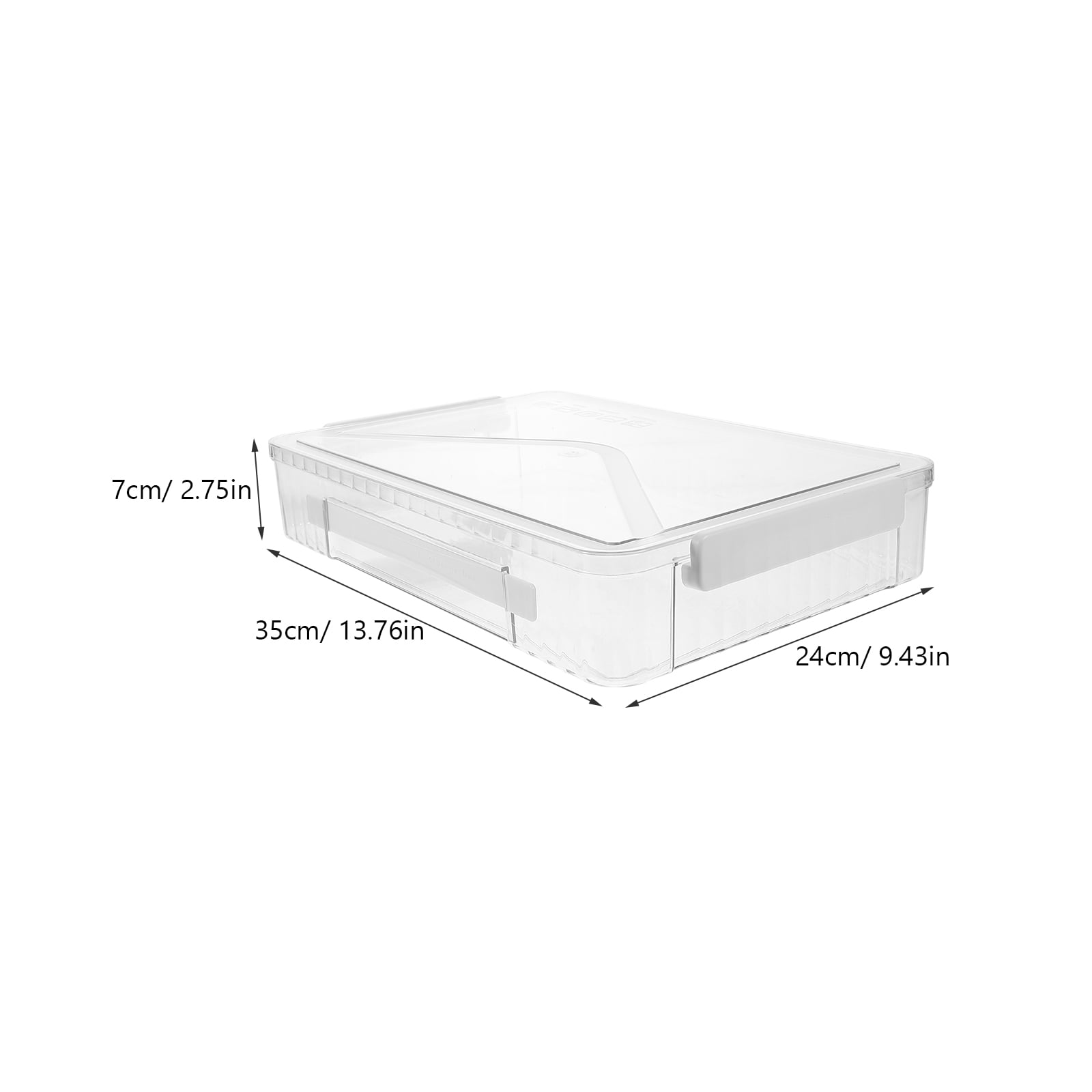FRCOLOR Transparent ABS Storage Box for Flags Medals Cards Photos Certificates 6.3x4.7 Inches
