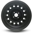 thumbnail image 2 of Wheel For 2004 Chevy Aveo 2004-2011 Suzuki Swift 14 inch Black 4 Lug Steel Rim Fits R14 Tire, 2 of 3