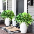 thumbnail image 6 of Scidweet Artificial Plants Outdoor, 8 Pcs Faux Fake UV Resistant Greenery Large Bunches Plastic Plants for Outside Spring Summer Patio Garden Porch Yard Home Decor, 6 of 7