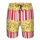 thumbnail image 3 of Fotbe Popcorn Trajes de Baño Estampados para Hombre, Shorts de Verano de Secado Rápido, Ropa de Playa, Bañadores-XX-Large, 3 of 6