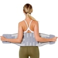 thumbnail image 1 of Cinturón de soporte lumbar para mujeres para dolor de espalda, soporte de espalda ajustado para hombres, soporte de espalda de compresión transpirable, 1 of 4