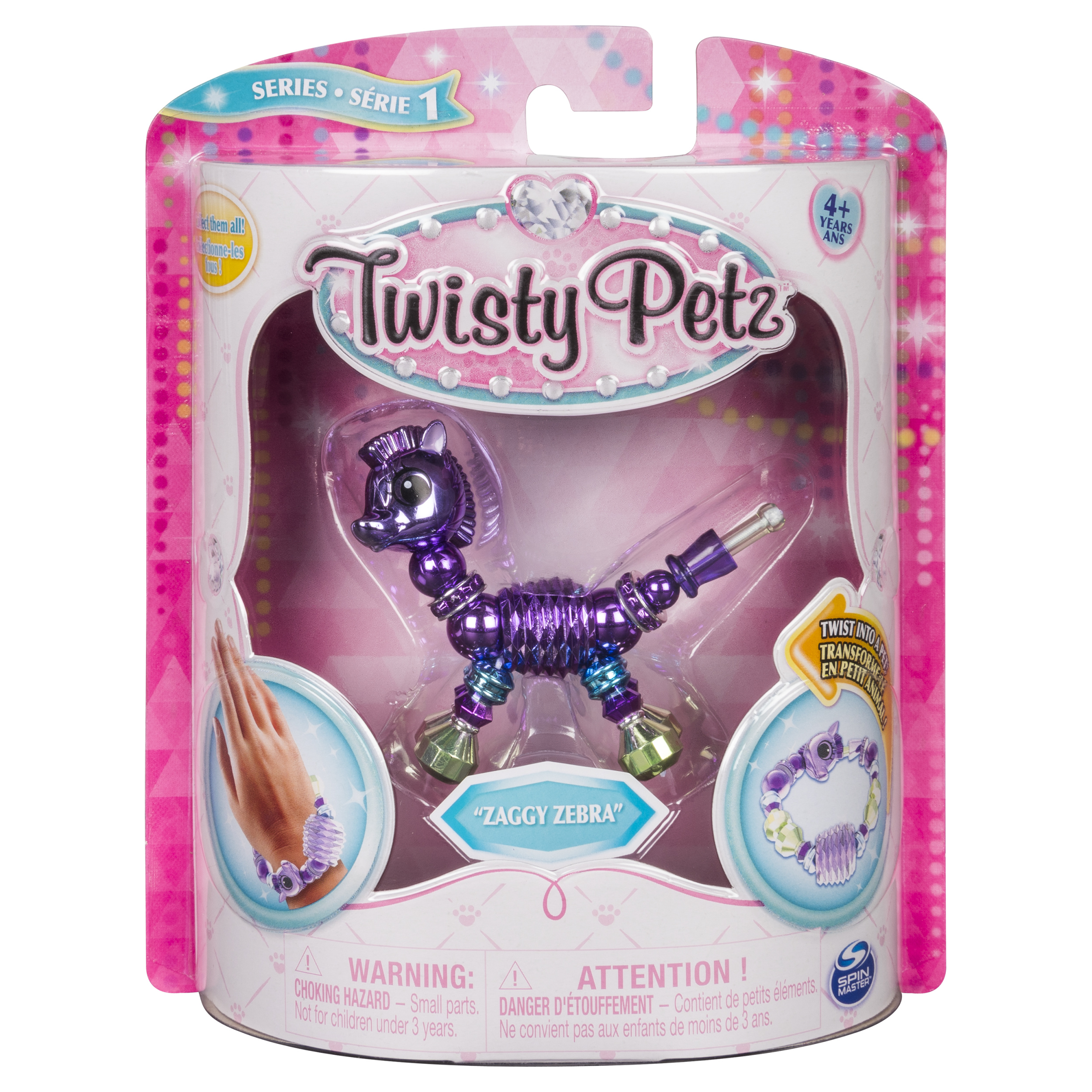 Twisty Petz - Zaggy Zebra Bracelet for Kids