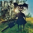 thumbnail image 2 of Uanit Halloween Ghost Zombie Girl Halloween Metal Garden Yard Stake Decoration Movies Metal Stakes Yard Halloween Decorations Outdoor Scary Family Home Front Yard Sign Halloween Party 40cm, 2 of 6