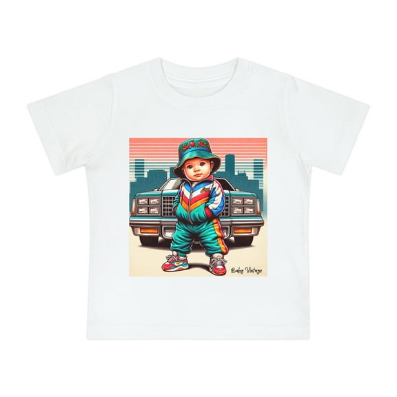 Cute Baby Vintage Short Sleeve T-Shirt