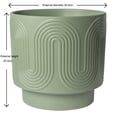 thumbnail image 4 of Maceta De Cerámica Better Homes & Gardens Estilo Simple Color Verde, 4 of 4