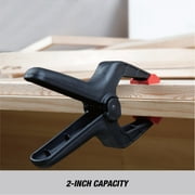 Hyper Tough 2-inch Light-Duty Spring Clamp with Swivel Pads