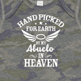 thumbnail image 4 of Inktastic Handpicked for Earth by My Abuelo in Heaven with Angel Wings Boys or Girls Baby Bodysuit, 4 of 5