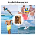 thumbnail image 6 of KLL Happy Fluffy Running Dog for Mens Swim Trunks Quick Dry Swim Shorts with Built-in Compression Liner Funny Swimwear Bathing Suits-Large, 6 of 6