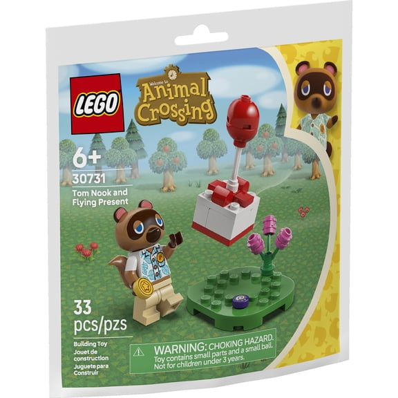 LEGO Animal Crossing Tom Nook and Flying Present 30731