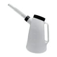 thumbnail image 1 of Jarra medidora de aceite, dispensador de aceite resistente con vertedor flexible, portátil con tapa, contenedor para coche, garaje automotriz. 12 litros, 1 of 8